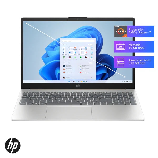 Notebook Hp 15-fc0012la 512 Free Amd Ryzen 7 16gb Ddr4