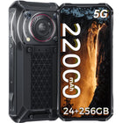 Oukitel WP33 Pro 22000mAh 5G Smartphone Rugged 6,6 "FHD pantalla, 24GB(8+16),
256GB, cámara de 64MP, 136dB