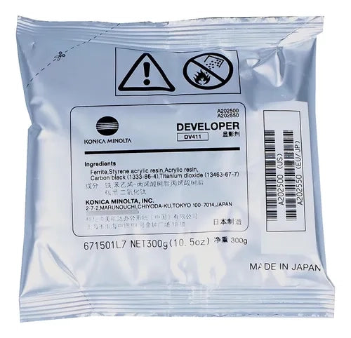 Revelador Dv 411 Konica Minolta Bh 223/283363/423/22/282/362