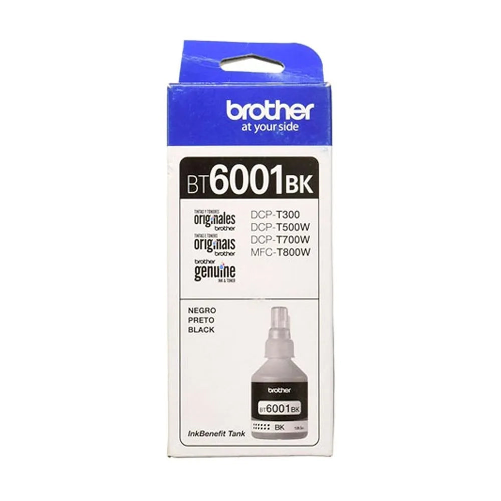 Tinta Original BROTHER BT 6001BK Negro DCP T300w/T500w/T700w/T800w/T900w