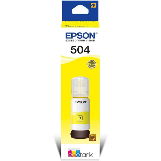 Tinta Original Epson T504 Amarillo L4150/l4160/l4260/l6171/l6270/l14150/l6147