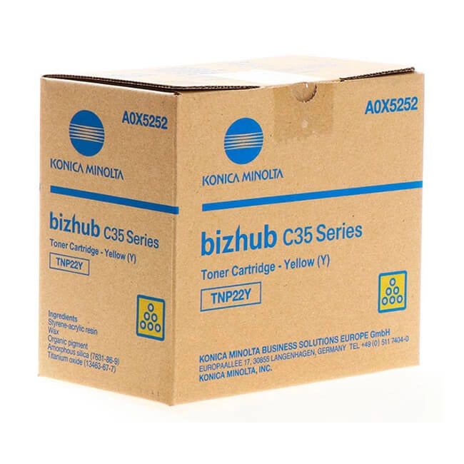 Toner Original Tnp 22 Amarillo Para Konica Minolta Bizhub C35/c35p