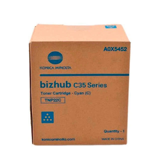 Toner Original Tnp 22 Cian Para Konica Minolta Bizhub C35/c35p