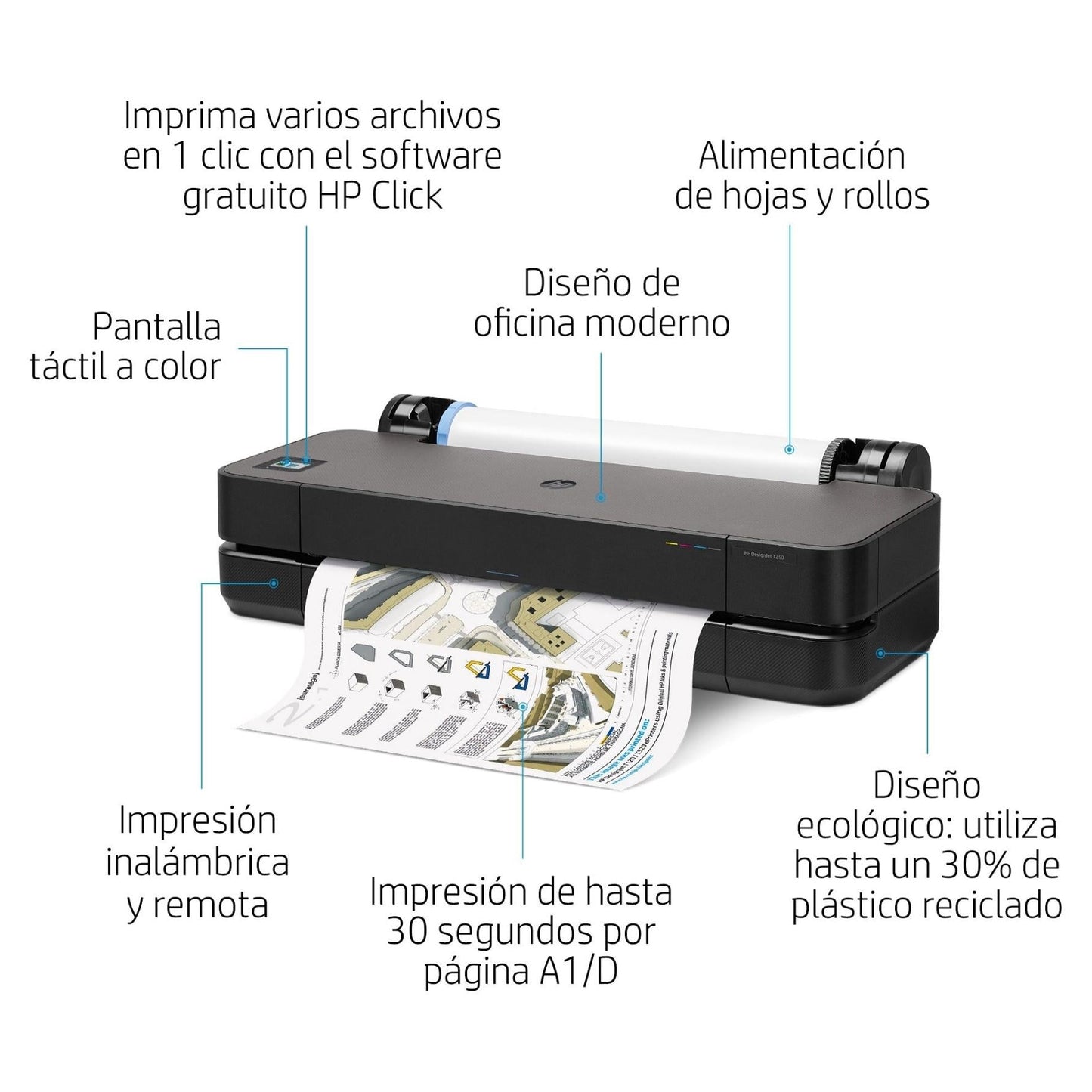 PLOTTER HP DesignJet T250 - A1
