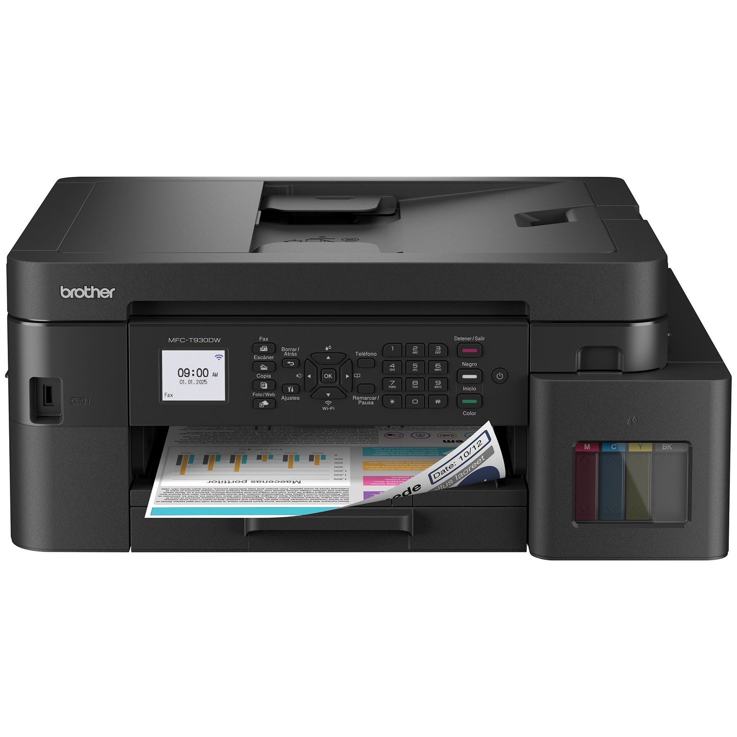 Impresora Multifuncional Brother Mfc T930dw Wi-fi, Ethernet, Duplex, ADF