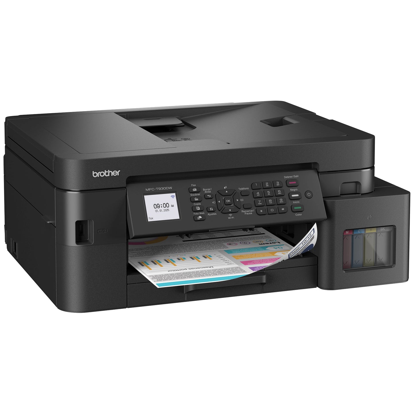 Impresora Multifuncional Brother Mfc T930dw Wi-fi, Ethernet, Duplex, ADF