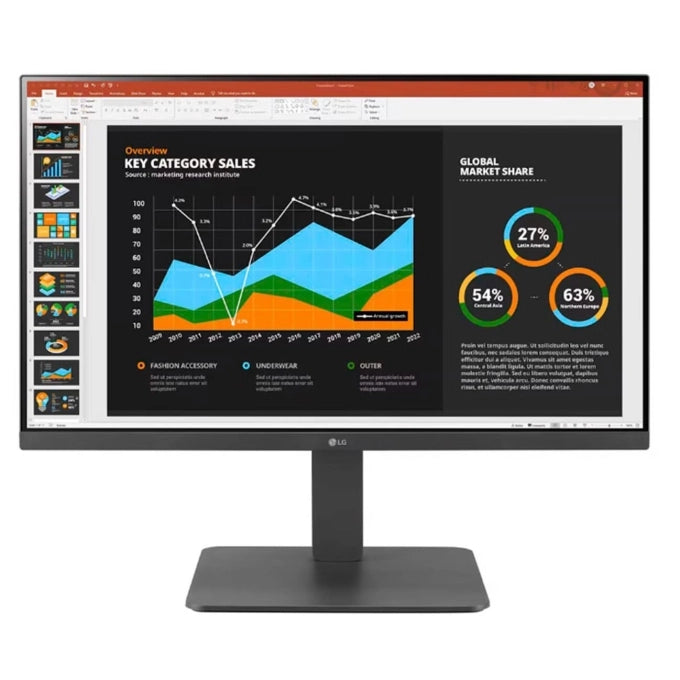 Monitor Lg Led 24" B2b Ips 24br650 Pivot Usb