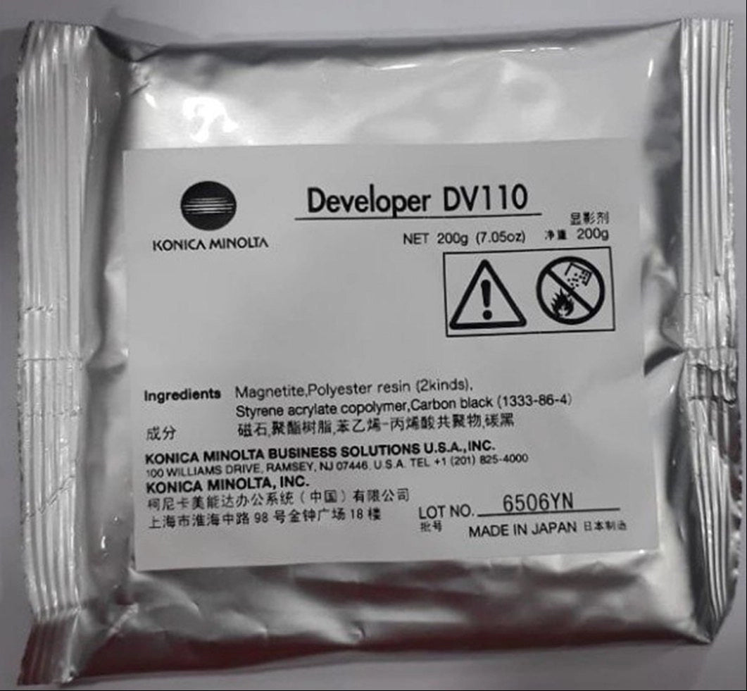 Revelador Dv 110 Konica Minolta Bh152/162/163/211 Di2010/3510/3010