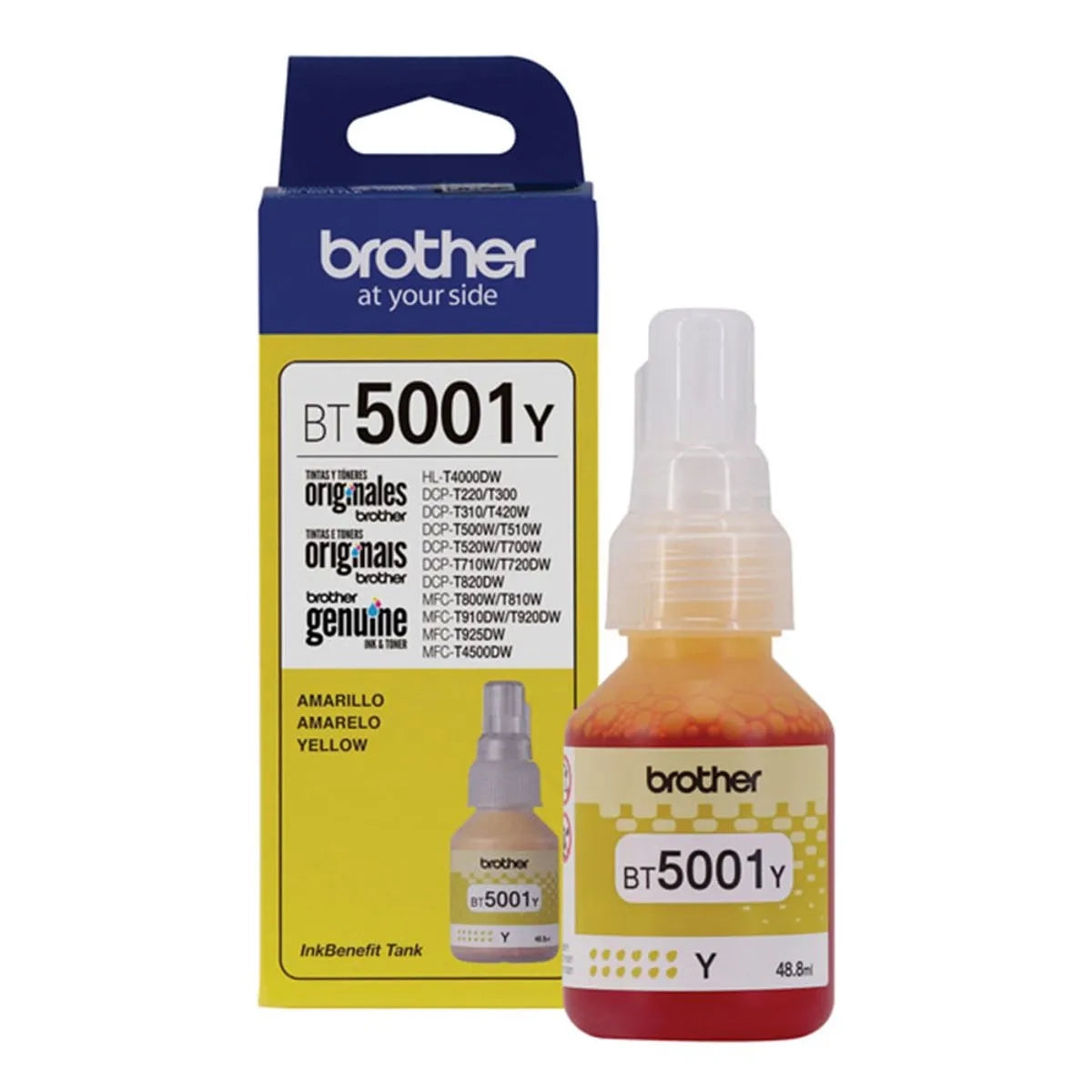 Tinta Original Brother Bt 5001 Amarillo 20w/520w/720dw/820dw/920dw
