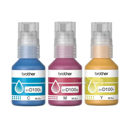 Tinta Original Brother Tripack D100 Colores C,y,m T 530/730/830/930