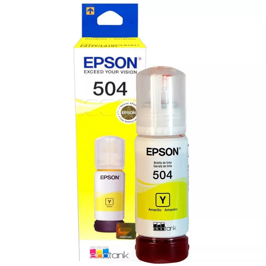 Tinta Original Epson T504 Amarillo L4150/l4160/l4260/l6171/l6270/l14150/l6147
