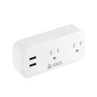 Tomacorriente Inteligente Teros Te9102w, Incluye 2 X Tomas 2 X Usb  Wi-fi