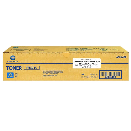 Toner H-two Cian Konica Minolta Bh C224/c284/c364/c221/c281