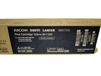 Toner Ricoh Yellow Im C300f/c400f