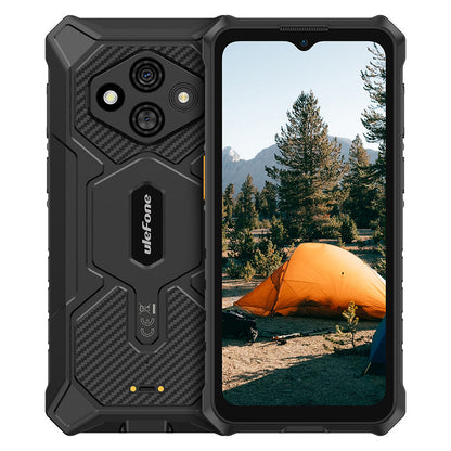 Ulefone RugKing 3 Pro negro, vista frontal y posterior