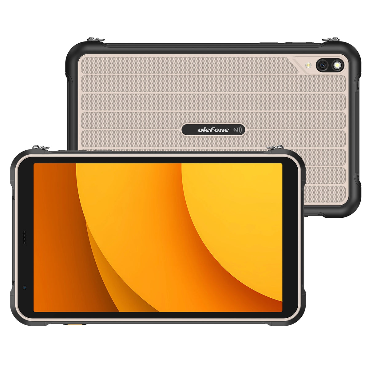 Tablet Ulefone RugKing Pad Pro negra, vista del equipo
